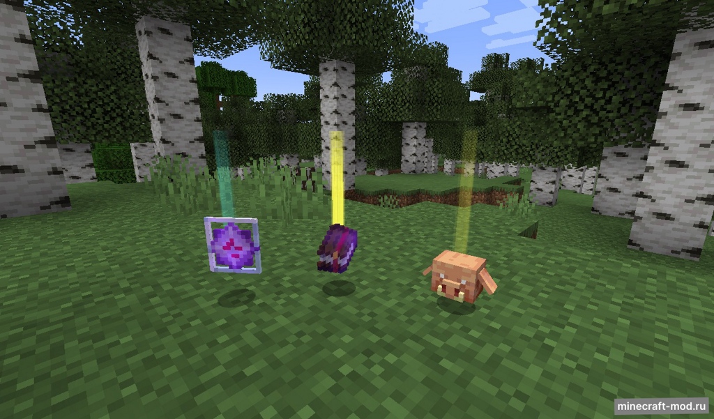 Мод Glowing Drops для Minecraft 1.20.6, 1.20.5