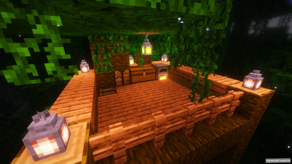 Мод Colored Lanterns для Minecraft 1.20.6, 1.20.4, 1.20.1