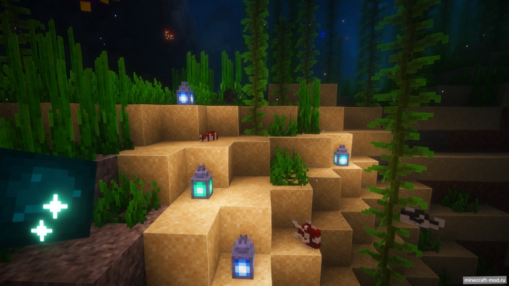 Мод Colored Lanterns для Minecraft 1.20.6, 1.20.4, 1.20.1