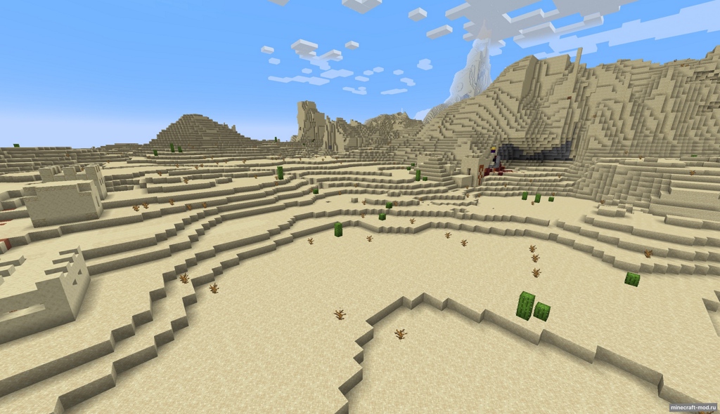 Мод Dry Deserts для Minecraft 1.21.8, 1.21.7, 1.21.6,  ...