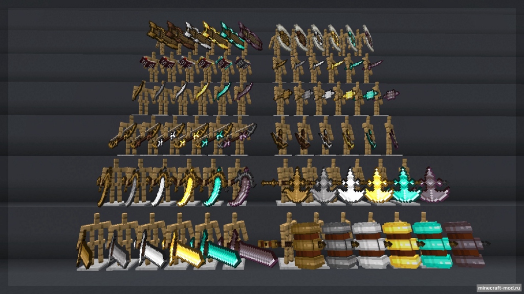 Мод Fabled Weaponry для Minecraft 1.20.1, 1.16.5