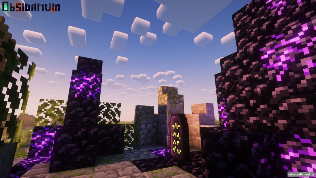 Мод Obsidanum для Minecraft 1.20.1, 1.20.1 Beta 2, 1.20.1 (Версия 1.3.8),  ...