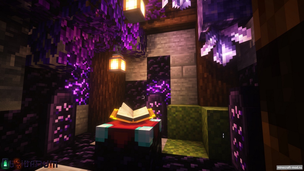 Мод Obsidanum для Minecraft 1.20.1, 1.20.1 Beta 2, 1.20.1 (Версия 1.3.8),  ...