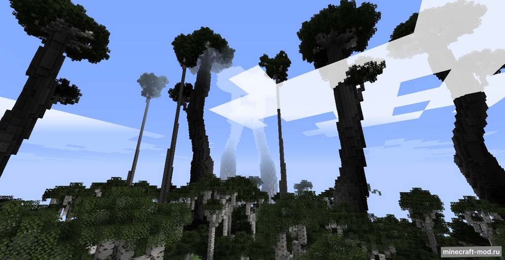 Мод Tan's Huge Trees для Minecraft 1.20.1, 1.19.4, 1.19.2,  ...