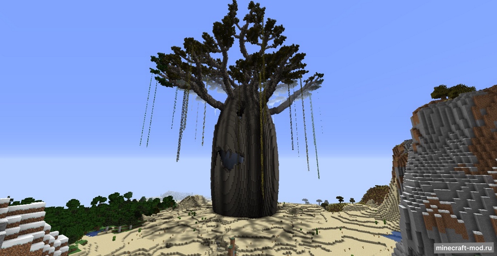 Мод Tan's Huge Trees для Minecraft 1.20.1, 1.19.4, 1.19.2,  ...