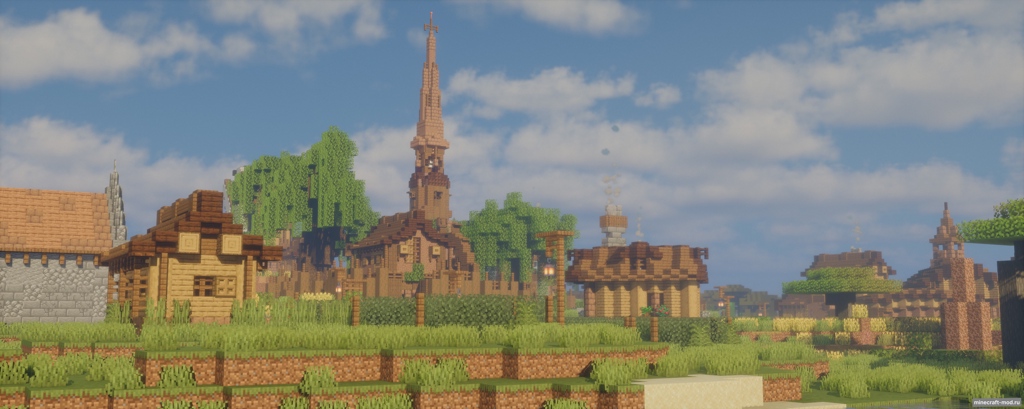 Мод Epic Structures: Villages для Minecraft 1.21.8, 1.21.7, 1.21.6,  ...