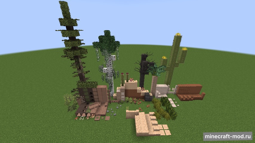 Мод The Real Nature для Minecraft 1.20.1