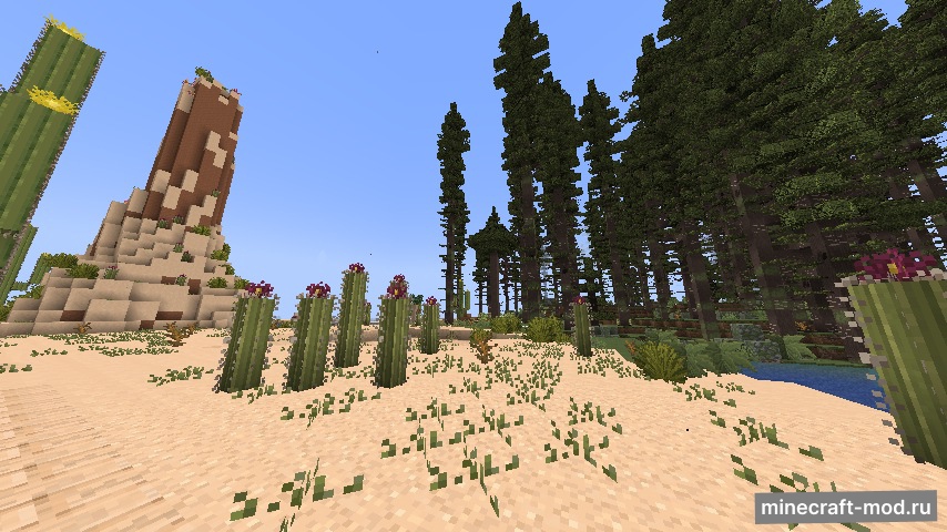 Мод The Real Nature для Minecraft 1.20.1