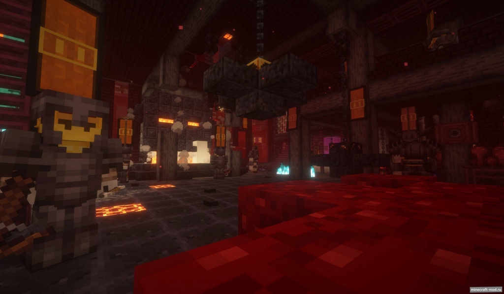 Мод Golem Dungeons для Minecraft 1.20.1