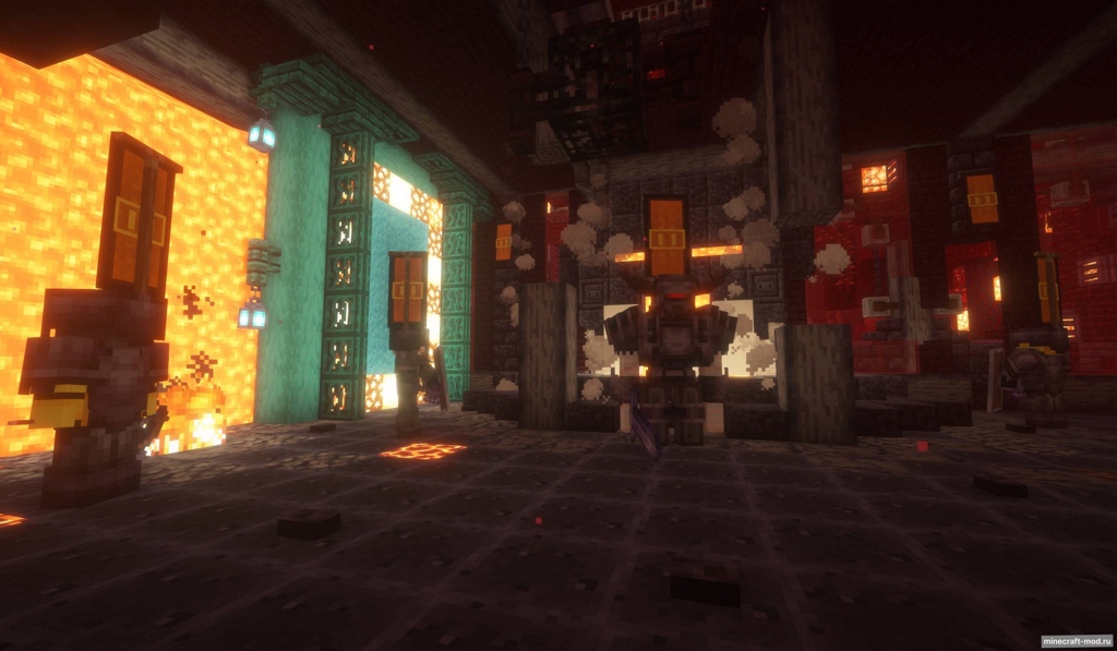 Мод Golem Dungeons для Minecraft 1.20.1