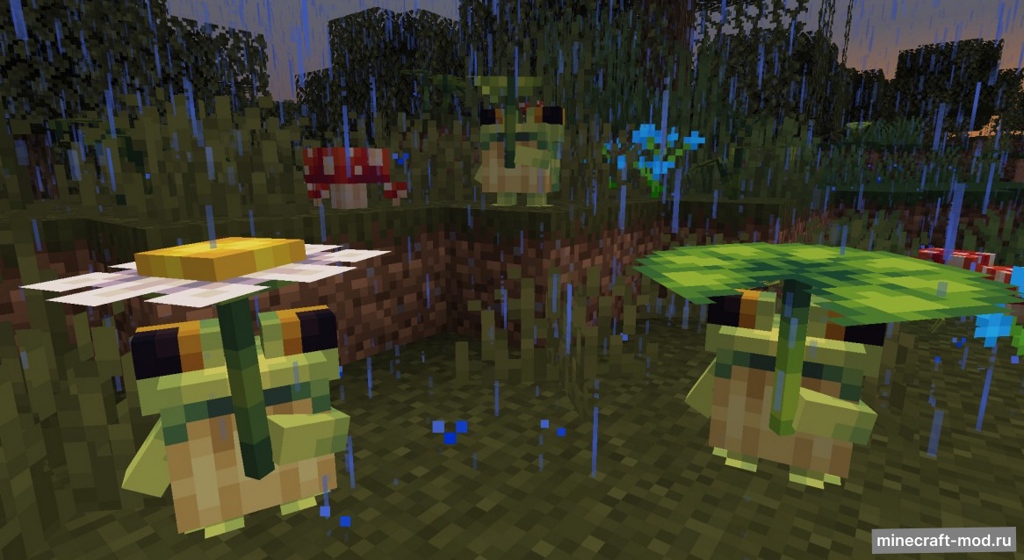 Мод Ribbits для Minecraft 1.20.1