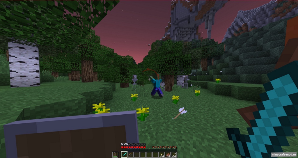 Мод Hit Indication для Minecraft 1.21, 1.20.4, 1.20.1,  ...