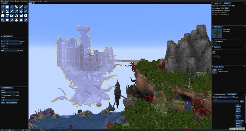 Мод Axiom для Minecraft 1.21.1, 1.21, 1.20.6,  ...