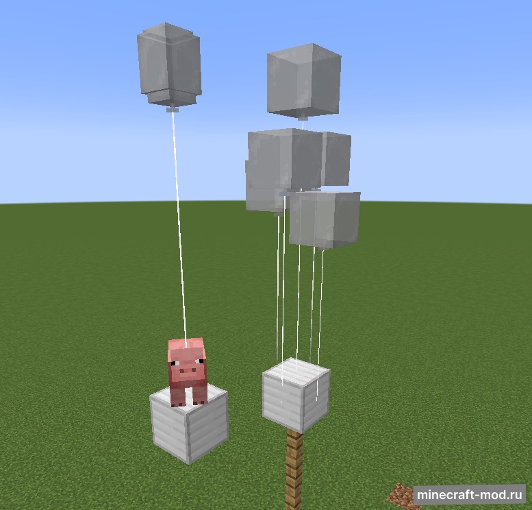 Мод Up and Away для Minecraft 1.21