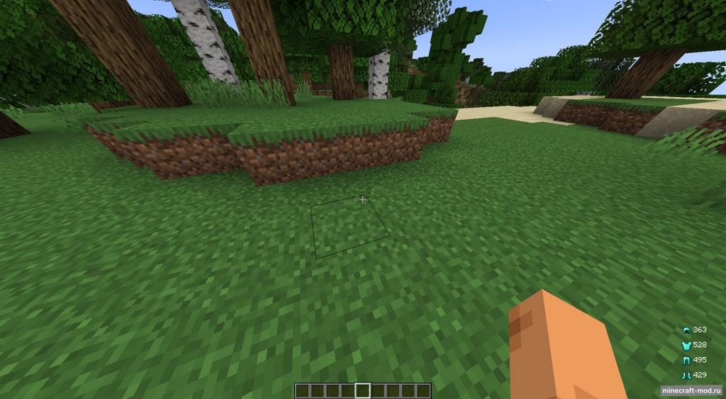 Мод ArmourHUD для Minecraft 1.21, 1.20.4