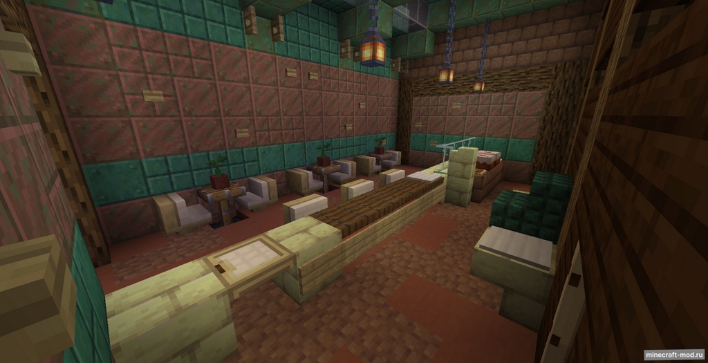 Мод Stairs But Chairs для Minecraft 1.20.1