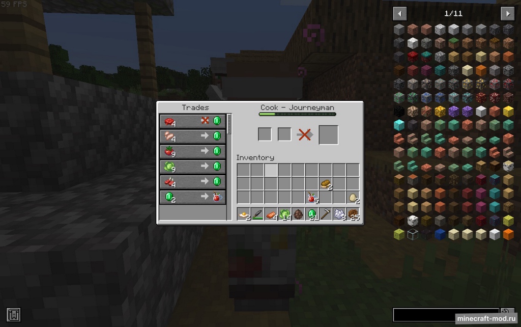 Мод Chef's Delight для Minecraft 1.20.1, 1.19.2, 1.18.2