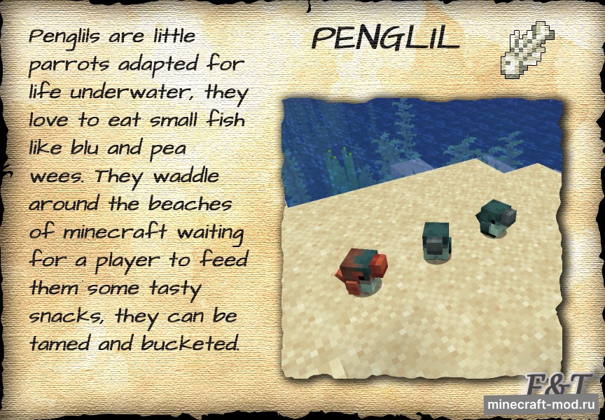 Мод Fins and Tails для Minecraft 1.20.1, 1.19.2, 1.18.2,  ...