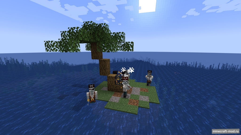 Мод Pirates & Treasures для Minecraft 1.20.1