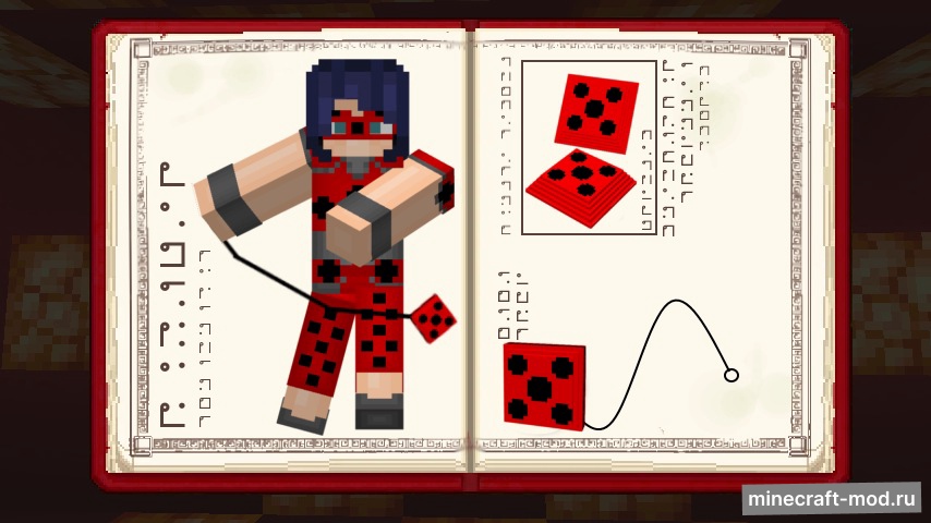 Мод ZMiracle (Miraculous LadyBug) для Minecraft 1.20.1