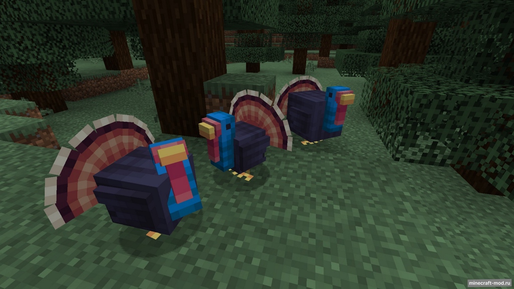 Мод Нуbrid Вirds для Minecraft 1.21.1, 1.21, 1.20.1