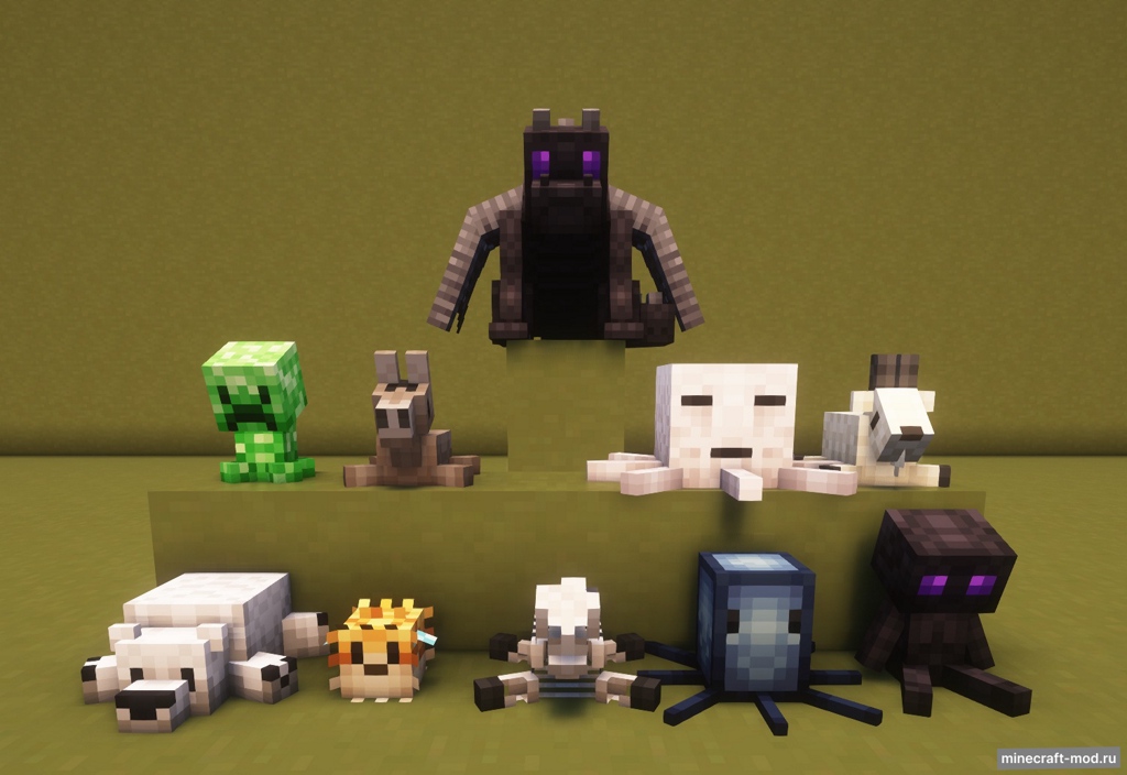 Мод Plushie Buddies для Minecraft 1.21.1, 1.20.1