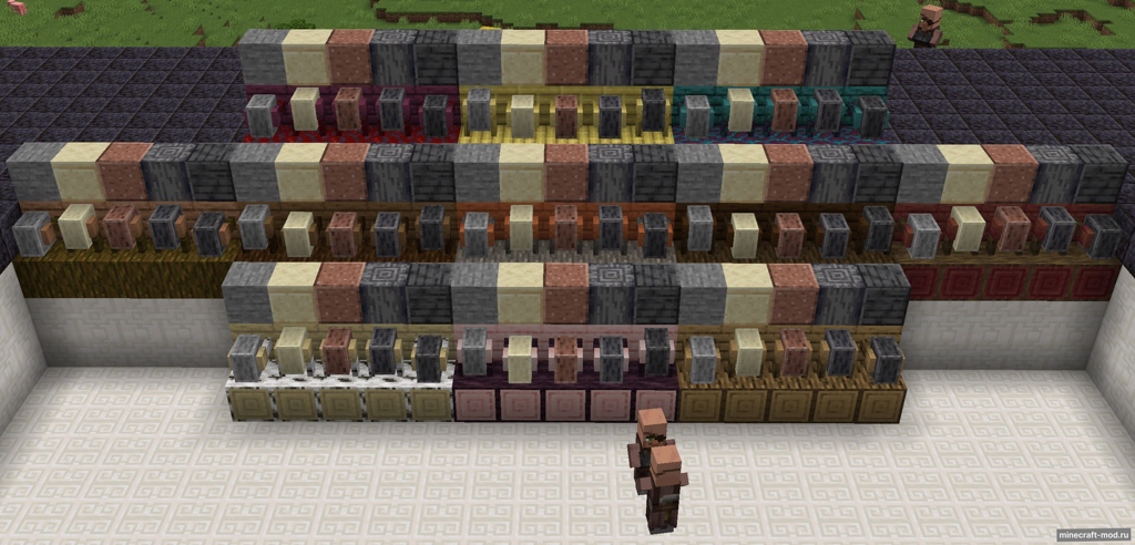Мод More Grindstone Variants для Minecraft 1.21.1, 1.21, 1.20.6,  ...