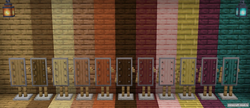 Мод More Shield Variants для Minecraft 1.21.1, 1.21, 1.20.6,  ...