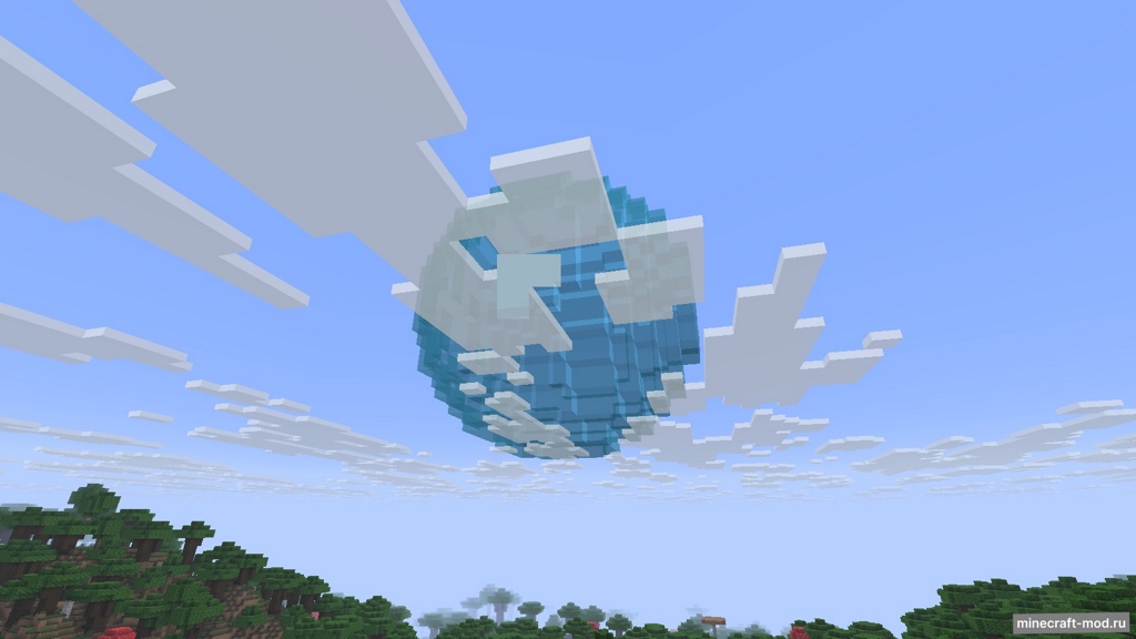 Мод Blowing Bubbles для Minecraft 1.21.8
