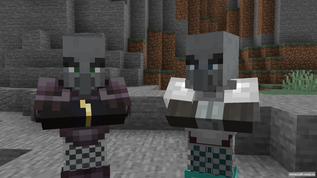 Мод Illagers Wear Armor для Minecraft 1.21, 1.20.4, 1.20.2,  ...