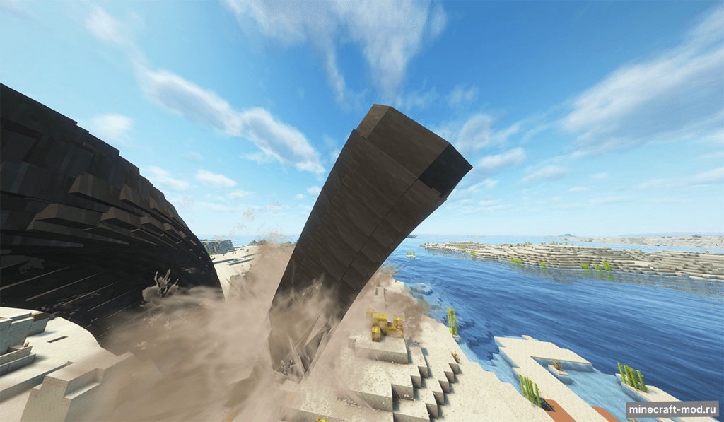 Мод Desert Behemoths: Sandworms! для Minecraft 1.20.1