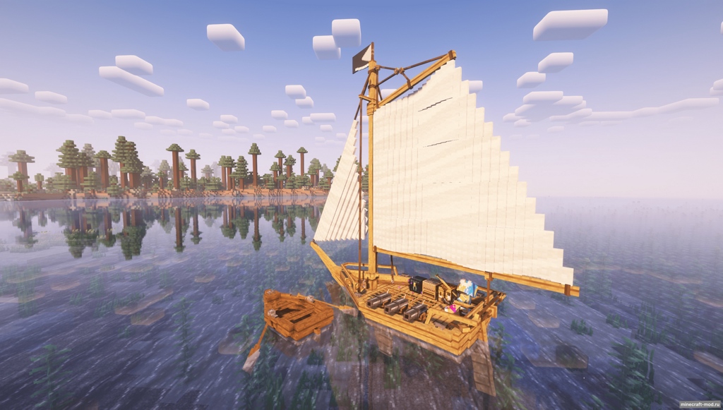 Мод aleki's Nifty Ships для Minecraft 1.20.1