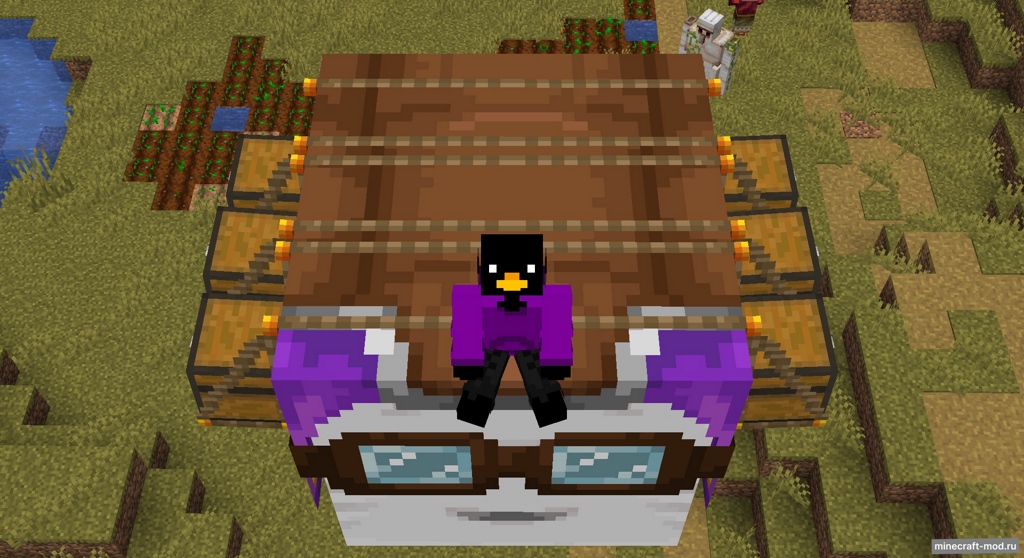 Мод Freight Ghast для Minecraft 1.21.8