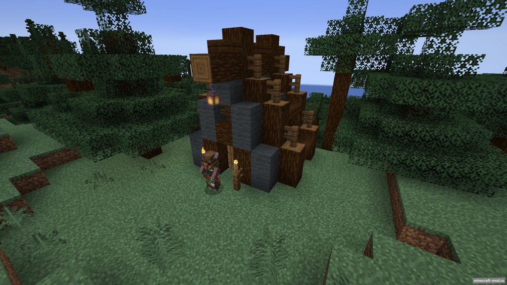 Мод Monster Hunter Villager для Minecraft 1.20.1, 1.19.4, 1.19.2