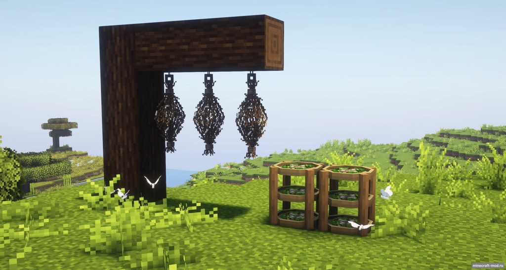Мод Garden Trails для Minecraft 1.20.1
