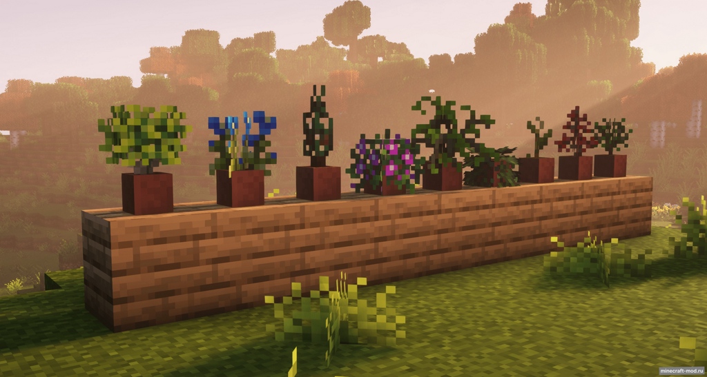 Мод Garden Trails для Minecraft 1.20.1