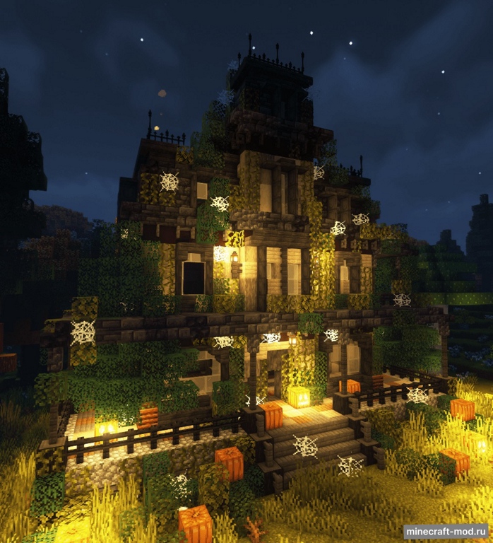 Мод Mama's Happy Hallows для Minecraft 1.21.1