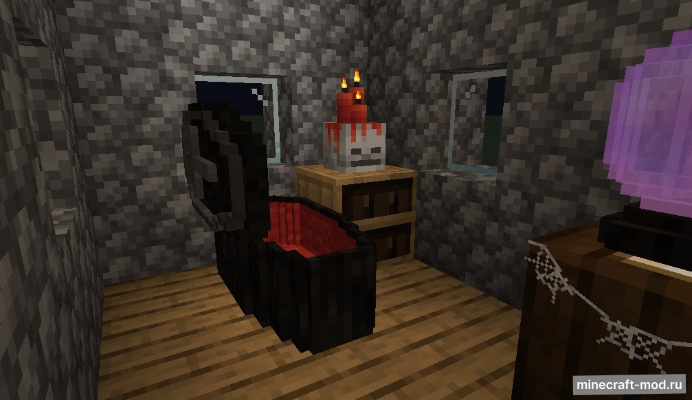 Мод Mama's Happy Hallows для Minecraft 1.21.1