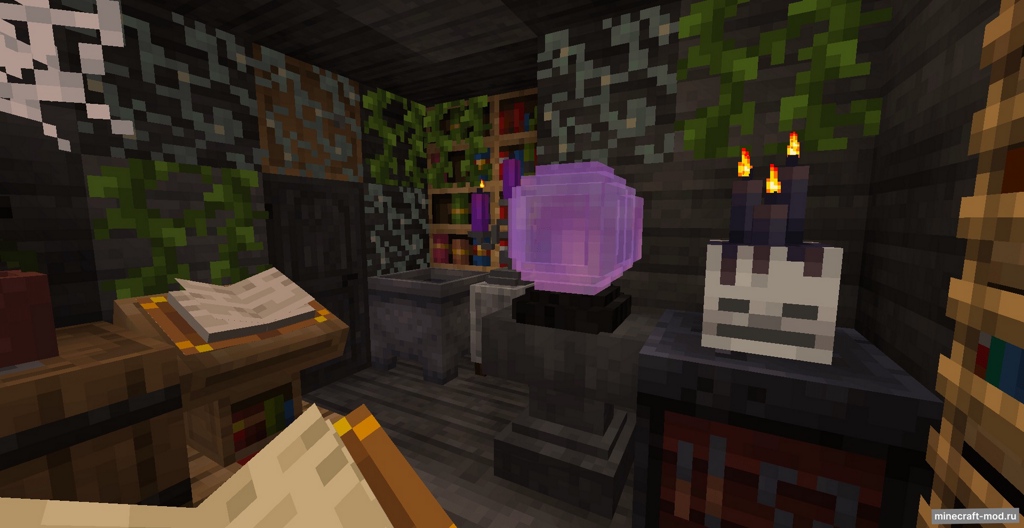 Мод Mama's Happy Hallows для Minecraft 1.21.1