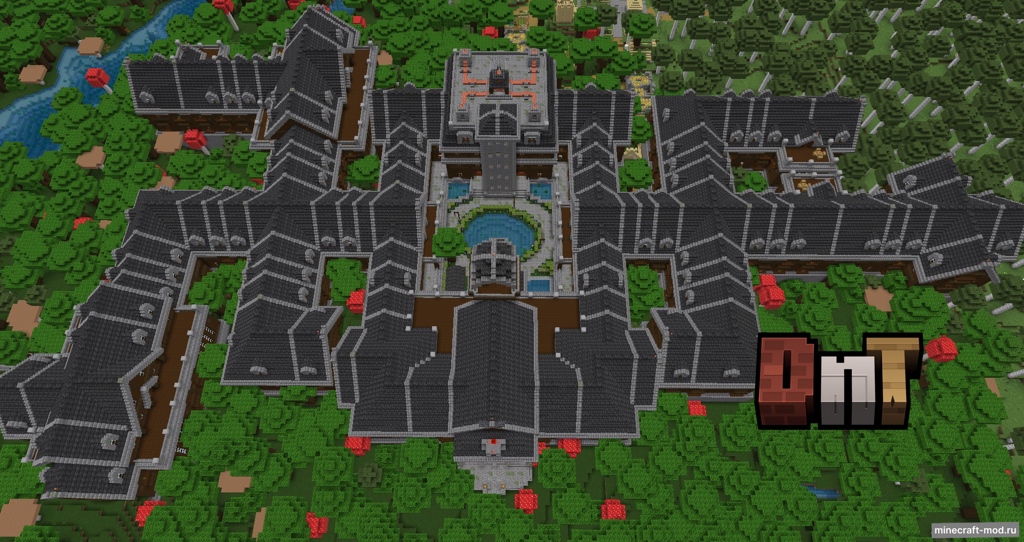 Мод DnT Woodland Mansion Replacement для Minecraft 1.21.1, 1.21