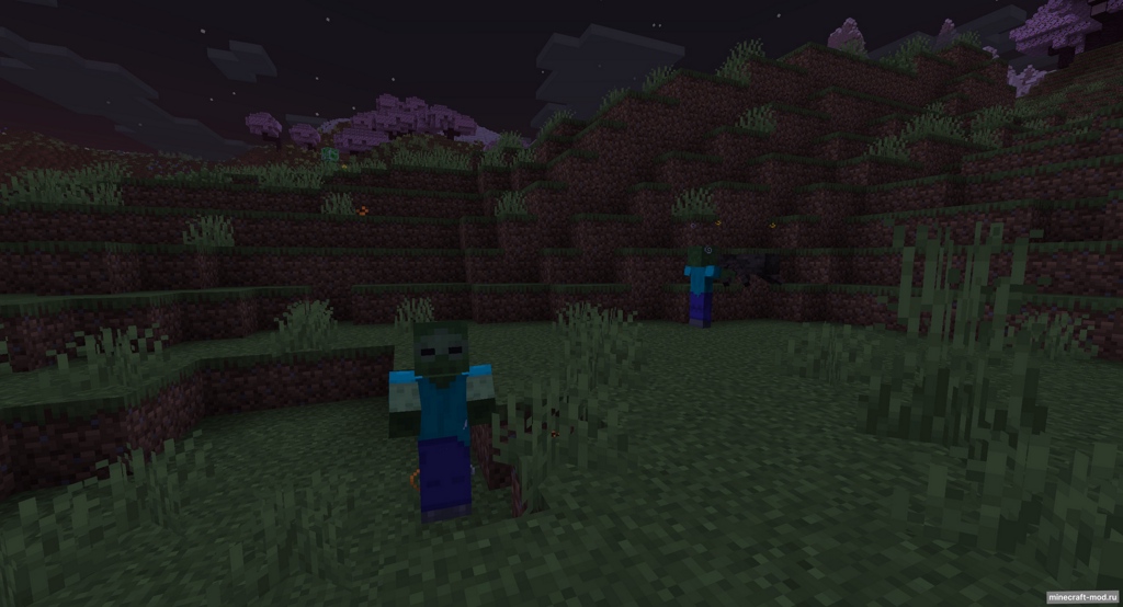 Мод Simple Mob Buff System для Minecraft 1.21.8 fabric, 1.21.1 fabric