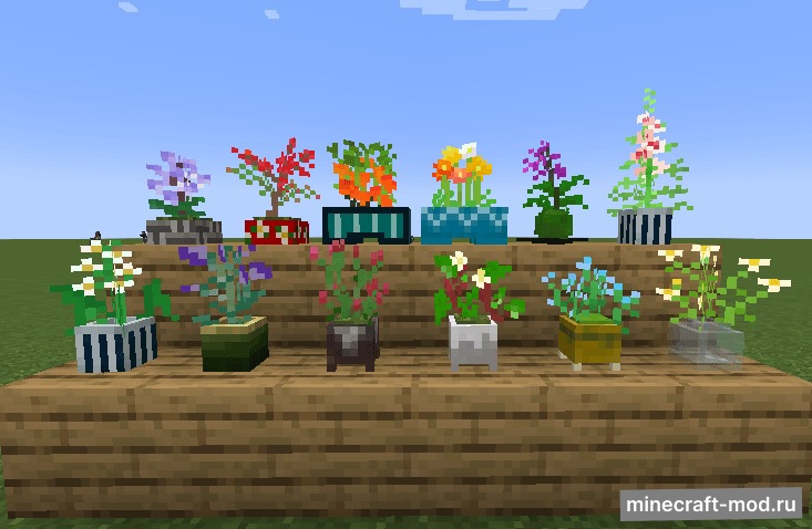 Мод chika's plants для Minecraft 1.19.2