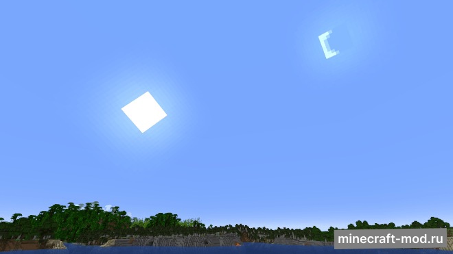 Мод Astrocraft: Realistic Night Skies для Minecraft 1.21.1, 1.21, 1.20.6,  ...