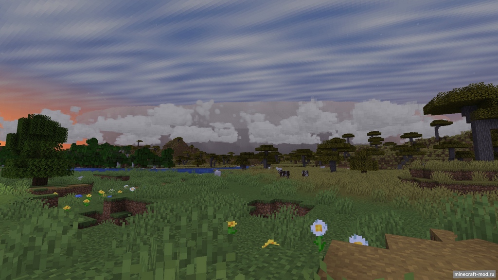 Мод Simple Clouds для Minecraft 1.21.1, 1.21, 1.20.1