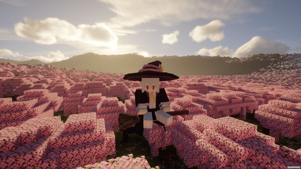 Мод Ashen Witch Broom для Minecraft 1.21.1