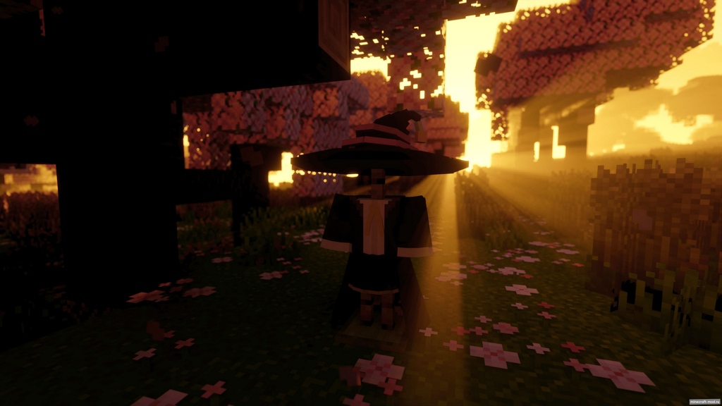 Мод Ashen Witch Broom для Minecraft 1.21.1