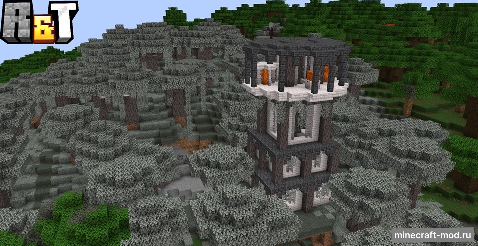 Мод Ruins and Towers для Minecraft 1.21.8, 1.21.7, 1.21.6