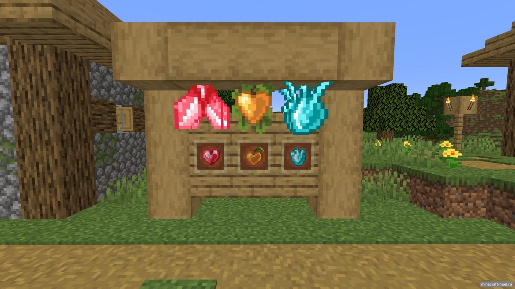 Мод Volex Vitality Crystals для Minecraft 1.21.1, 1.20.1