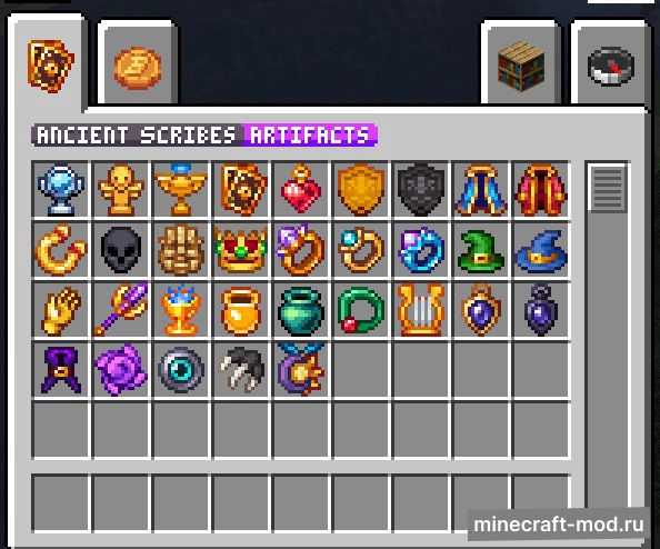 Мод Ancient Scribes для Minecraft 1.20.1
