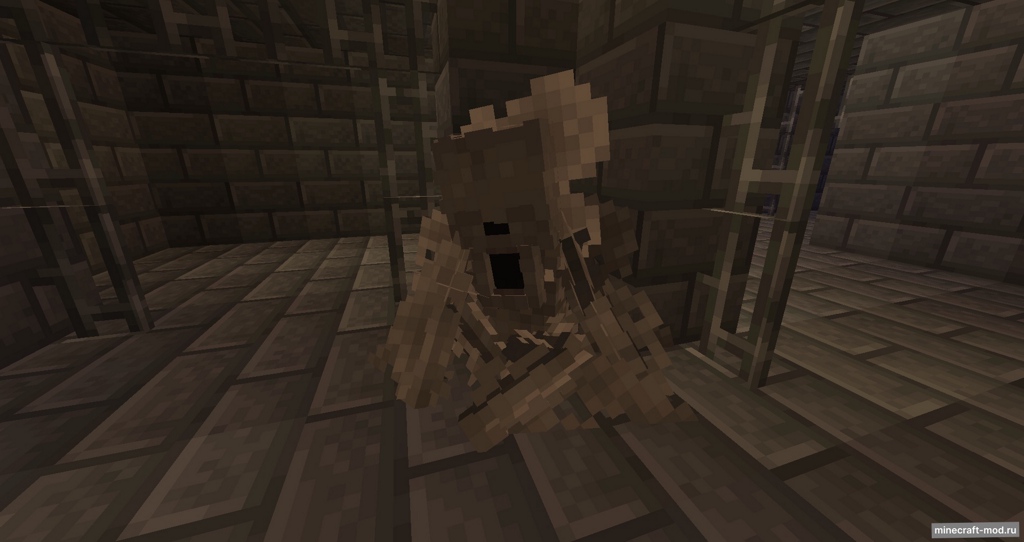 Мод SCP-439, The Bone Hive для Minecraft 1.20.1, 1.19.4, 1.19.2